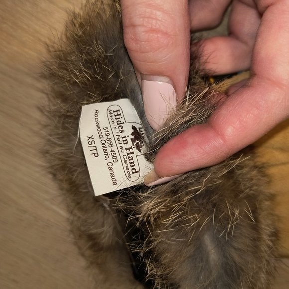 hides in hand Accessories - Hides in Hand Real Suede and Fur Gloves